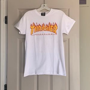 Women’s small white Thrasher t-shirt